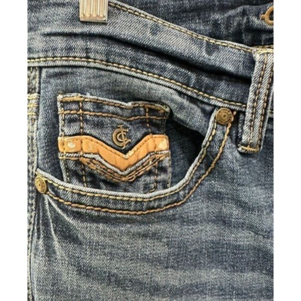 Cody James Men's Bootcut Western Jeans Size 30x34 Medium Wash Blue Cowboy Denim - Picture 4 of 8